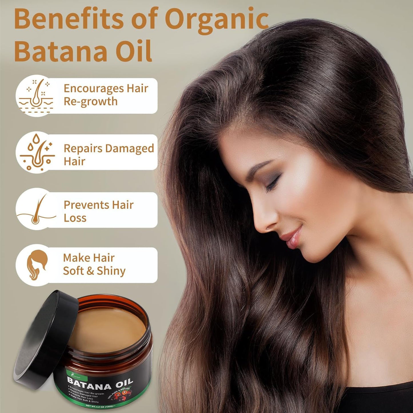 Batana oil, Batana cream, Hair care essential oil