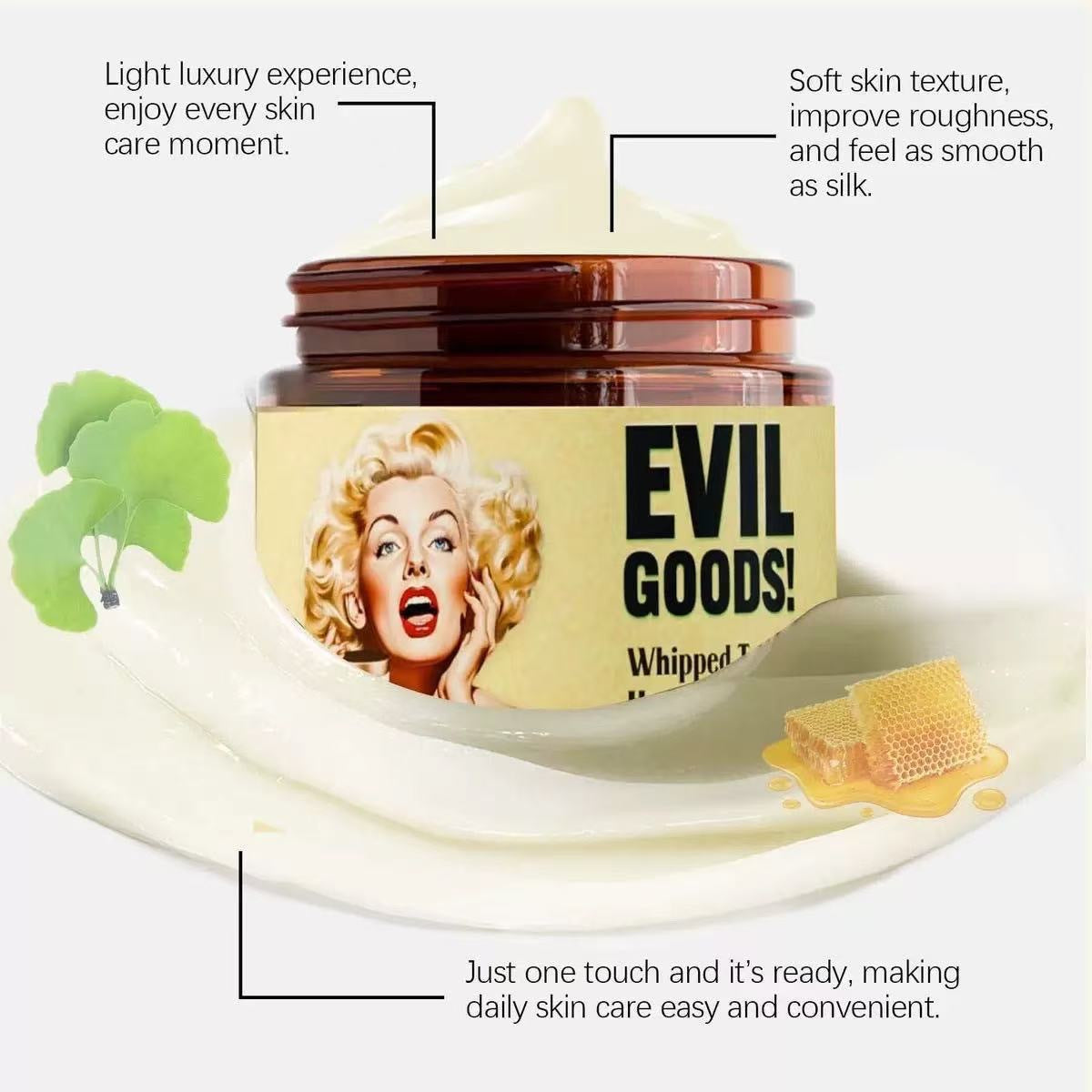 Evil Goods Whipped Tallow Honey Balm