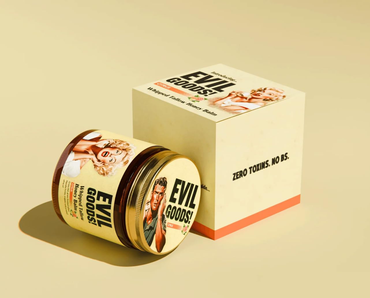 Evil Goods Whipped Tallow Honey Balm