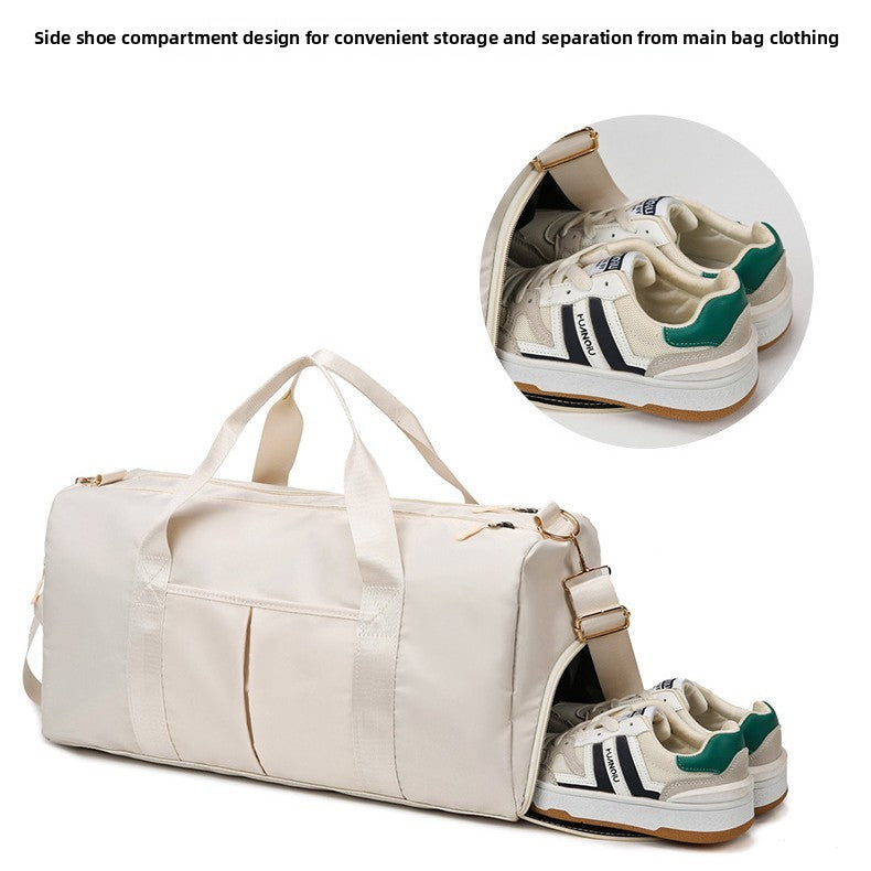 Gym Bag with Shoe Compartment